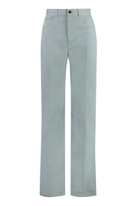 5-pocket straight-leg jeans